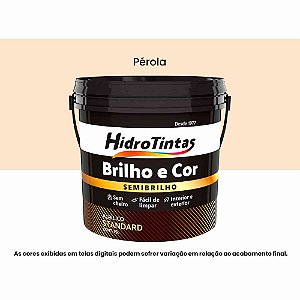 Tinta Acrílica Standard Semibrilho 15l Brilho E Cor Pérola Hidrotintas