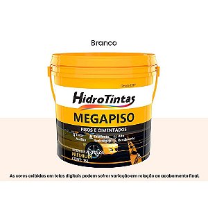 Tinta Acrilica Mega Piso Branco 15l Hidrotintas