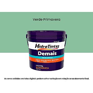 Tinta Acrílica Econômica Fosca 3l Demais Verde Primavera Hidrotintas