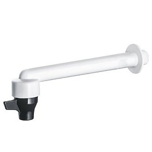Torneira Plástica Alavanca 1/2" Branca 18 Cm Herc