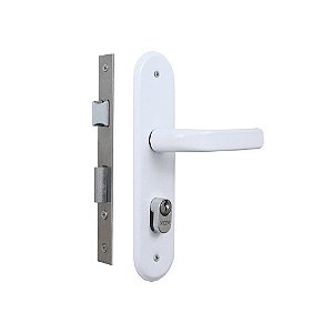 Fechadura Externa Stilo Alavanca 40x53 44830 Branco Mgm