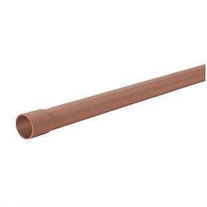 Tubo Pvc Soldável 20mmx6m 10457 Marrom Amanco