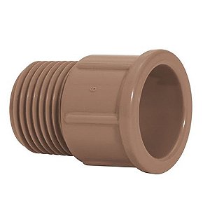 Adaptador Pvc Soldável Curto Com Bolsa E Rosca 20 Mm X 1/2" 11507 Marrom Amanco