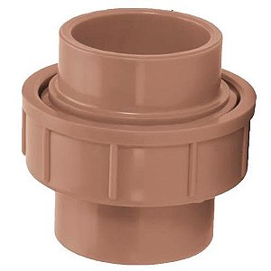 União Pvc Soldável 25 Mm 11874 Marrom Amanco