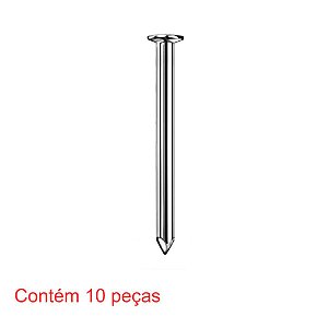 Prego De Aço Galvanizado 17x21(3,0x50mm) 10 Peças Sforplast
