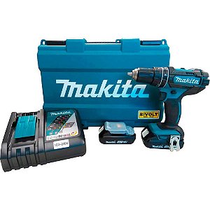 Parafusadeira/furadeira De Impacto A Bateria 18v 2.0ah Dhp482rae Makita
