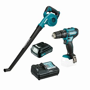 Kit Parafusadeira/furadeira E Soprador De Ar A Bateria 12v 1.5ah Kit Hp333+ub101 Makita