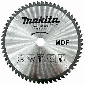 Disco De Serra Circular 185mmx20mmx60t D-61466 Makita