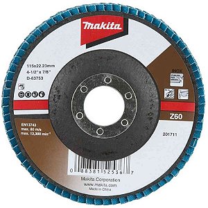 Disco De Lixa Flap Grao Z60 115 Mm D-63753 Makita