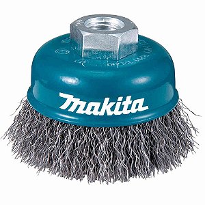 Escova Aço Copo Fio Ondulado 60mm D-55099 Makita