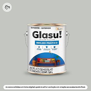 Tinta Acrílica Standard Semibrilho 3,6 L Brilho Prático Foto Antiga Glasu Suvinil