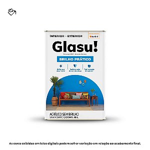 Tinta Acrílica Standard Semibrilho 18 L Brilho Prático Branco Neve Glasu Suvinil