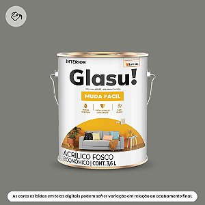Tinta Acrílica Econômica Fosca 3,6 L Muda Fácil Lâmina Afiada Glasu Suvinil