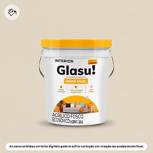 Tinta Acrílica Econômica Fosca Balde 3,6 L Muda Fácil Palha Glasu Suvinil