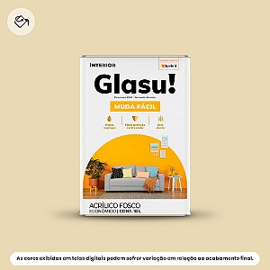 Tinta Acrílica Econômica Fosca 18 L Muda Fácil Marfim Glasu Suvinil