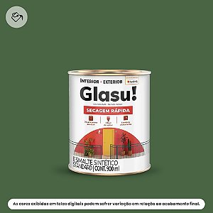 Tinta Esmalte Sintético Standard Brilhante 0,9 L Secagem Rápida Verde Floresta Glasu Suvinil