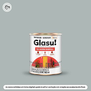 Tinta Esmalte Sintético Standard Brilhante 0,9 L Secagem Rápida Platina Glasu Suvinil