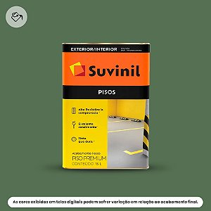 Tinta Acrílica Piso Premium Fosco 18 L Verde Suvinil