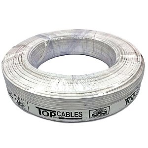 Cabo Elétrico 6 Mm Azul Peça Com 50 Metros Top Cables