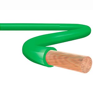Cabo Elétrico 6 Mm Verde Peça Com 100 Metros Top Cables
