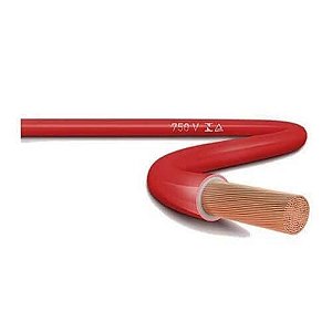 Cabo Elétrico 1,5 Mm Vermelho Peça Com 50 Metros Top Cables