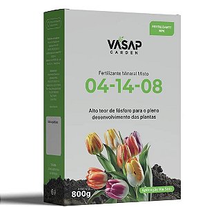 Fertilizante Mineral Misto 04-14-08 800g 9683 Vasap