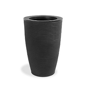 Vaso Cone Riscato 45 Preto Absoluto 6451 Vasap