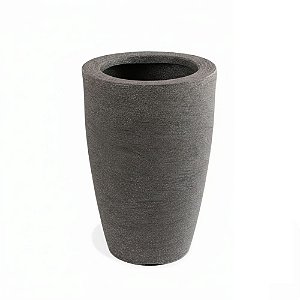 Vaso Cone Grafiato 45 Preto Mármore 5351 Vasap