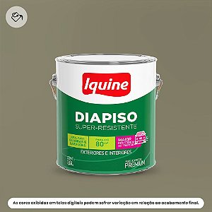 Tinta Acrílica Piso Premium Fosco 3,6 L Diapiso Concreto Iquine