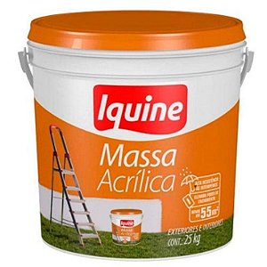 Massa Acrílica Balde 25 Kg Iquine