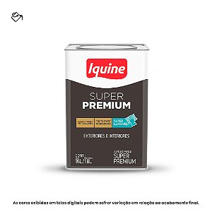 Tinta Acrílica Premium Fosco-aveludado 18 L Super Premium 002 Branco Neve Iquine