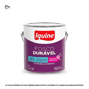 Tinta Acrílica Premium Fosco-aveludado 3,6 L Fosco Durável 002 Branco Neve Iquine