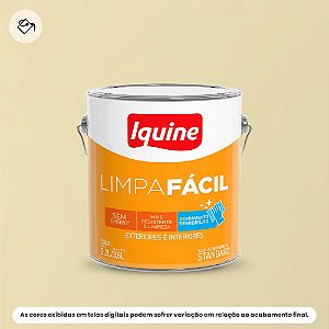 Tinta Acrílica Standard Semibrilho 3,2 L Limpa Fácil 020 Marfim Iquine