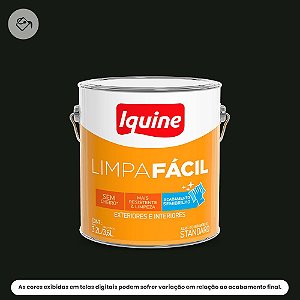 Tinta Acrílica Standard Semibrilho 3,2 L Limpa Fácil 057 Preto Iquine