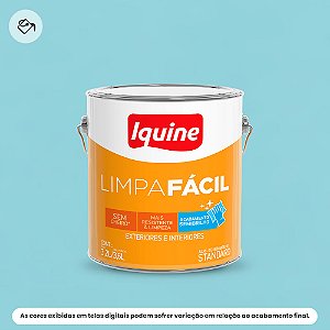 Tinta Acrílica Standard Semibrilho 3,2 L Limpa Fácil 047 Azul Celeste Iquine