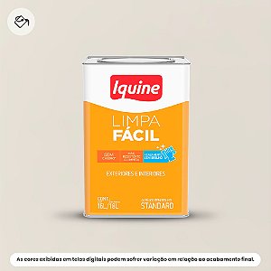 Tinta Acrílica Standard Semibrilho 16 L Limpa Fácil 003 Branco Gelo Iquine