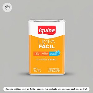 Tinta Acrílica Standard Semibrilho 16 L Limpa Fácil 2147 Granito Iquine