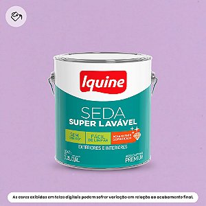 Tinta Acrílica Premium Acetinado 3,2 L Seda Super Lavável 2201 Violeta Iquine