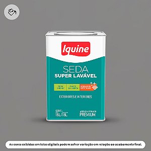 Tinta Acrílica Premium Acetinado 16 L Seda Super Lavável 2169 Jacamim Iquine