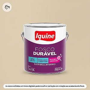 Tinta Acrílica Premium Fosco-aveludado 3,2 L Fosco Durável 015 Areia Iquine