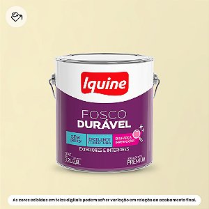 Tinta Acrílica Premium Fosco-aveludado 3,2 L Fosco Durável 019 Pérola Iquine