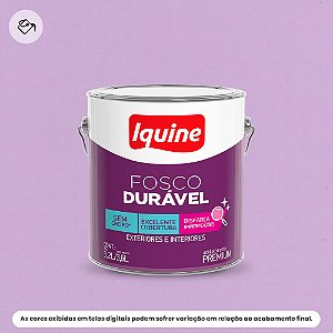 Tinta Acrílica Premium Fosco-aveludado 3,2 L Fosco Durável 2201 Violeta Iquine