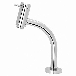 Torneira De Lavatório De Mesa Bica Baixa Basic Cromado Celite