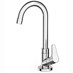 Torneira De Lavatório De Mesa Bica Alta Like Cromado Celite