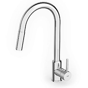 Torneira Monocomando Para Cozinha Bica Em U 2 Funções Celite