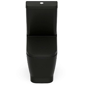 Kit Vaso Sanitário Com Caixa Acoplada E Acessórios Para Instalação 3/6 Litros Gap Mate Black Roca