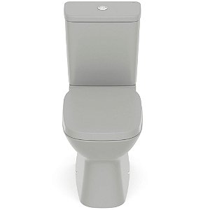 Kit Vaso Sanitário Com Caixa Acoplada E Acessórios Para Instalação 3/6 Litros Debba Classic Stone Roca