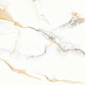 Piso Cerâmico Retificado Brilhante 67x67cm Lírio Lux Hd Caixa 2,71m² Arielle