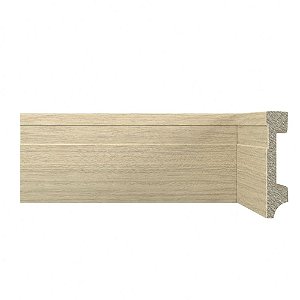 Rodapé Alizar Frisado 7x200x1,5cm 3.650.9491 Castanha Pix