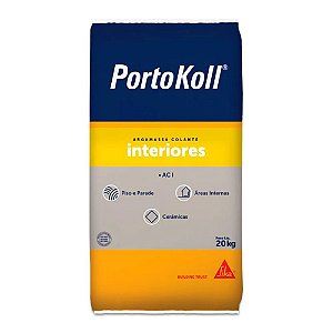 Argamassa Colante Interiores Aci 20kg Cinza Portokoll